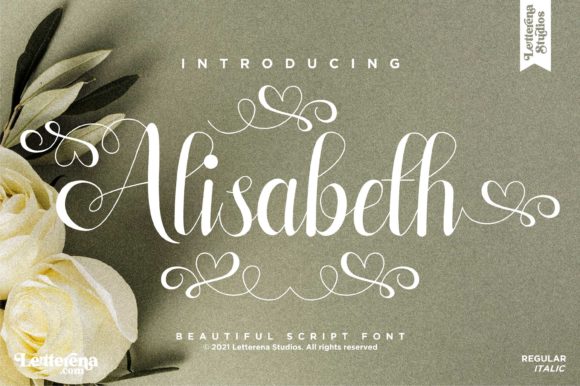 Alisabeth: A Romantic Script Handwritten Font for Digital Design