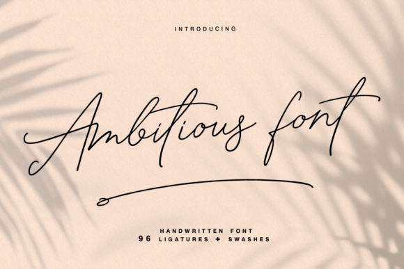 Ambitious Font for Standout Branding and Social Campaigns