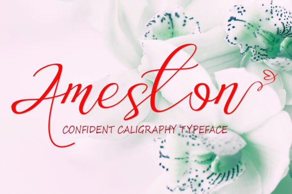 Ameston Font: A Handwritten Script Typeface for Makers