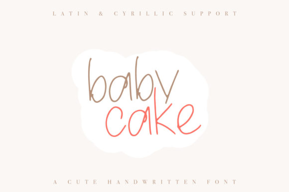 Baby Cake: A Sweet and Playful Script Handwritten Font