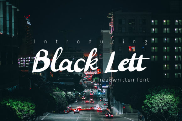 Black Lett: A Bold Script Font for Thoughtful Editorial Design