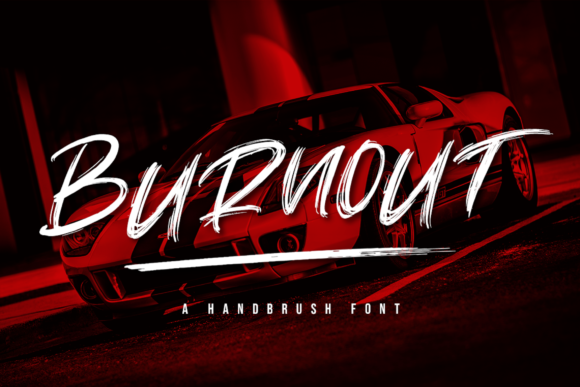 Burnout: A Daring Script Font for Standout Campaign Visuals