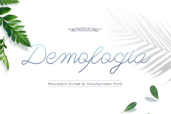 Demofogia: A Delicate Script Handwritten Font for Refined Design