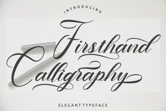 Firsthand Calligraphy: A Romantic Script Handwritten Font for Makers