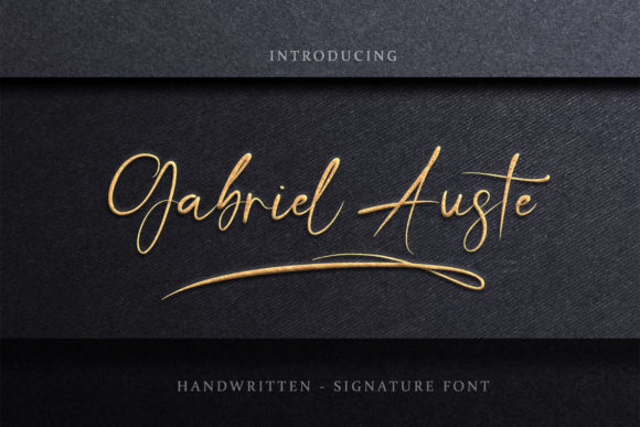 Gabriel Auste Font for Elegant, Professional Branding