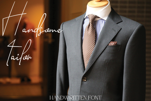 Handsome Tailor: A Dainty Script Font for Elegant Digital Branding