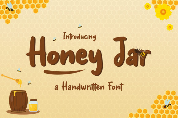 Honey Jar: A Bold Modern Script Font for Editorial Warmth