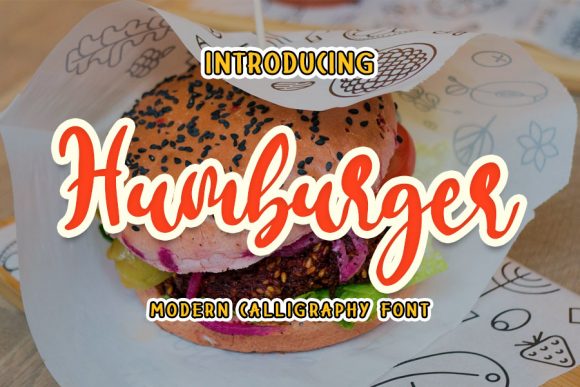 Humburger Script Font for Warm, Whimsical Branding