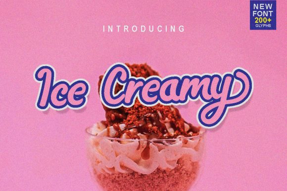 Ice Creamy Script Font for Elegant Branding