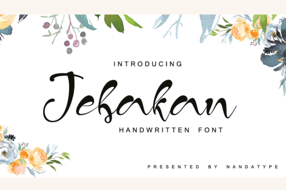 Jebakan: A Whimsical Script Font for Thoughtful Editorial Design