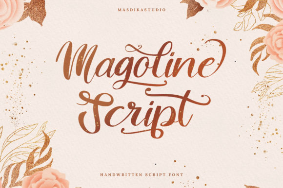 Magoline: A Script Handwritten Font with Ravishing Flow