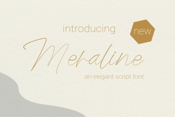 Meraline Script Font for Handmade Creators