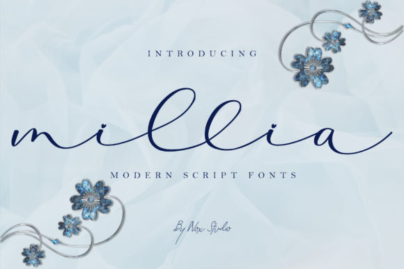 Millia Script Font for Handmade Creators