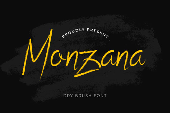 Monzana Script Font for Handmade Branding & Printables