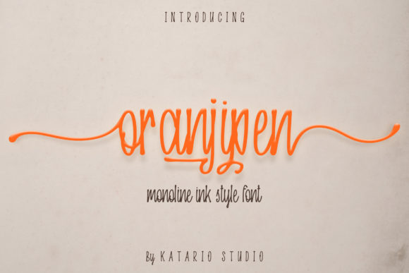 Oranjipen: A Script Handwritten Font That Makes Campaign Text Feel Real