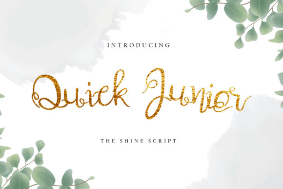 Quick Junior Script Font for Handmade Creators
