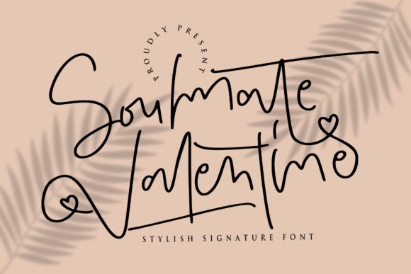 Soulmate Valentine Script Font for Elegant Branding