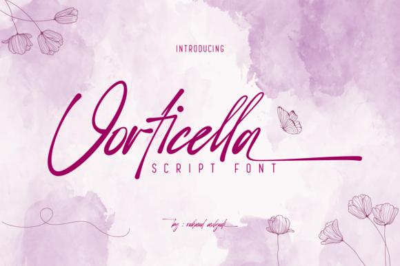 Vorticella: A Polished Script Font for Small Business Branding