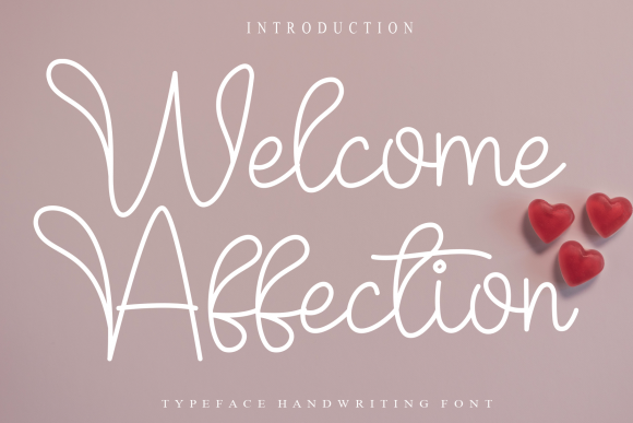 Welcome Affection Script Font for Warm, Polished Branding