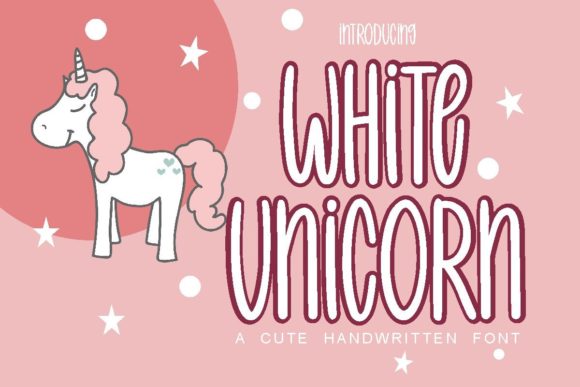 White Unicorn Script Font for Editorial Calm and Creative Clarity