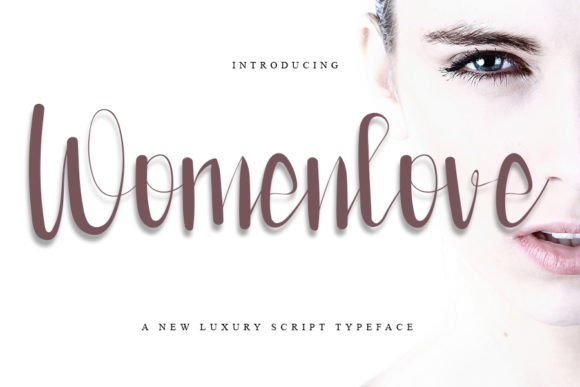 Womenlove: A Delicate Script Font for Thoughtful Editorial Design